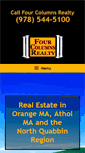 Mobile Screenshot of fourcolumnsrealty.com